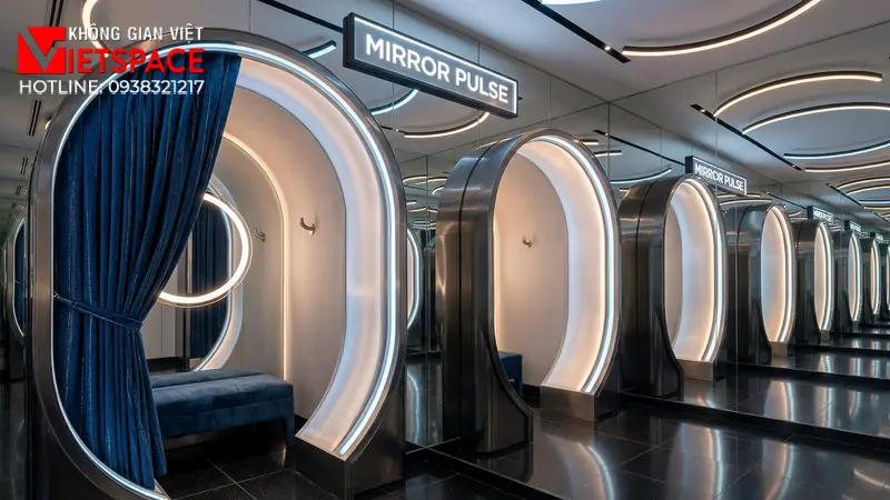 thiết kế cửa hàng thời trang mirror pulse _9
