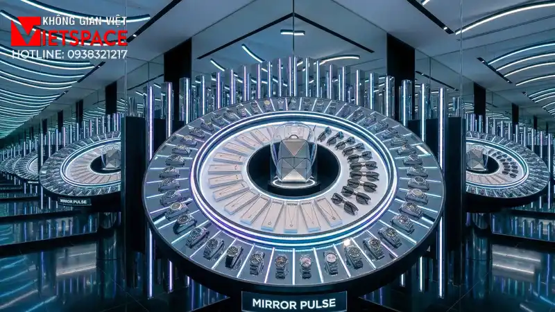 thiết kế cửa hàng thời trang mirror pulse _10