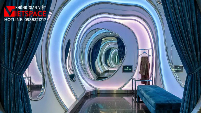 thiết kế cửa hàng thời trang mirror pulse _13