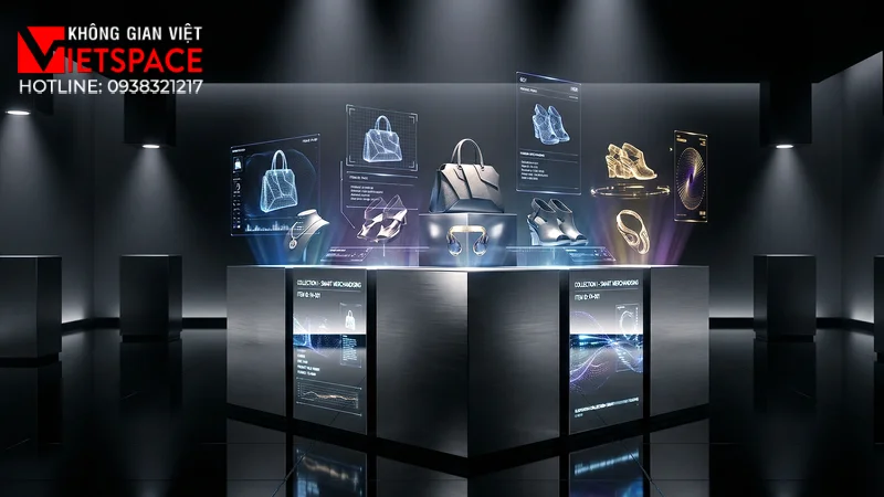 thiết kế cửa hàng thời trang digital mirror _3
