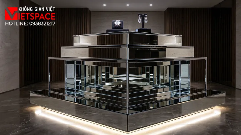 thiết kế cửa hàng thời trang mirror chamber _5