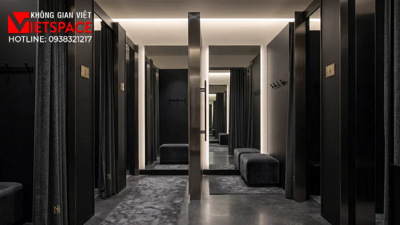 thiết kế cửa hàng thời trang mirror chamber _8