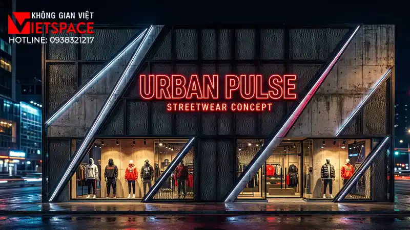thiết kế cửa hàng thời trang urban pulse _2