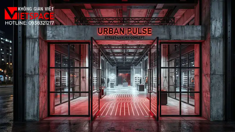 thiết kế cửa hàng thời trang urban pulse _12