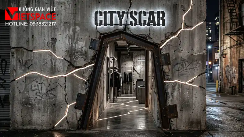 thiết kế cửa hàng thời trang city scar _11