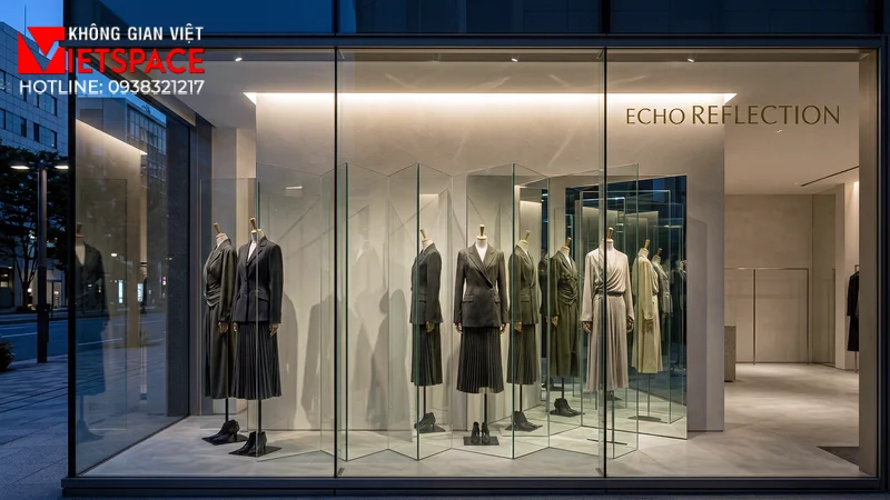 thiết kế cửa hàng thời trang echo reflection _6