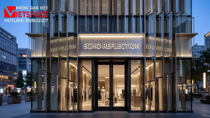 thiết kế cửa hàng thời trang echo reflection _2