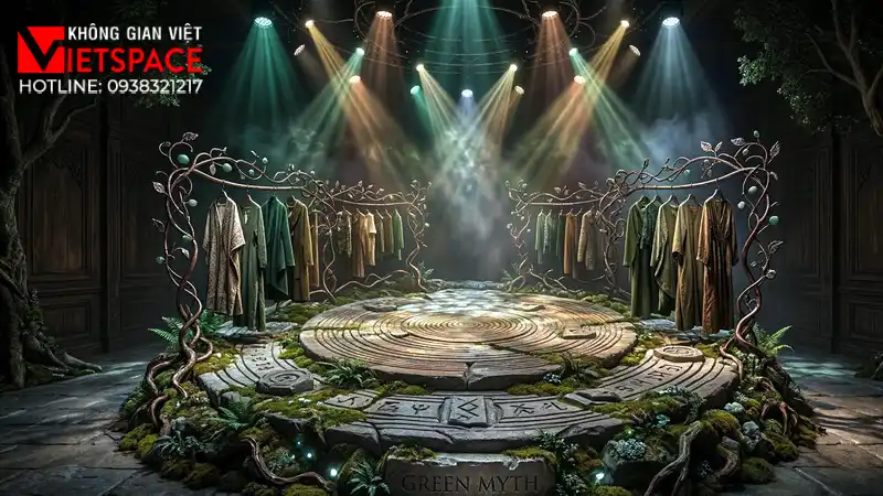 thiết kế cửa hàng thời trang green myth _5