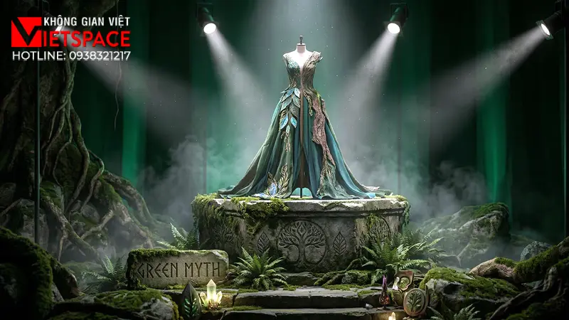 thiết kế cửa hàng thời trang green myth _7
