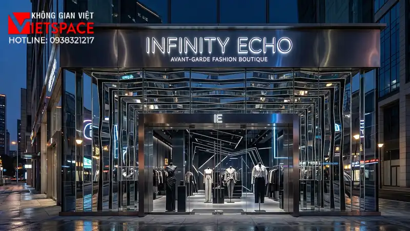 thiết kế cửa hàng thời trang infinity echo _2