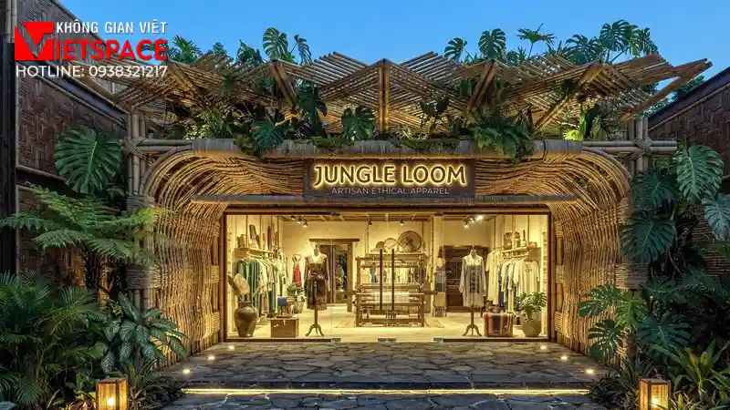 thiết kế cửa hàng thời trang jungle loom _11