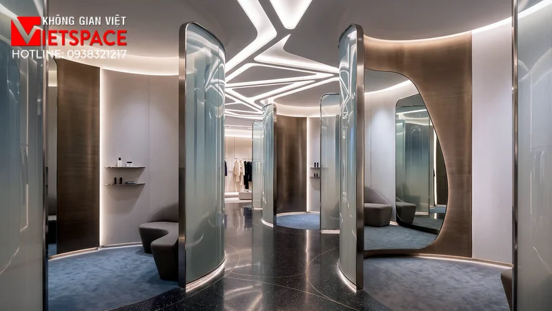 thiết kế cửa hàng thời trang mirror future _9