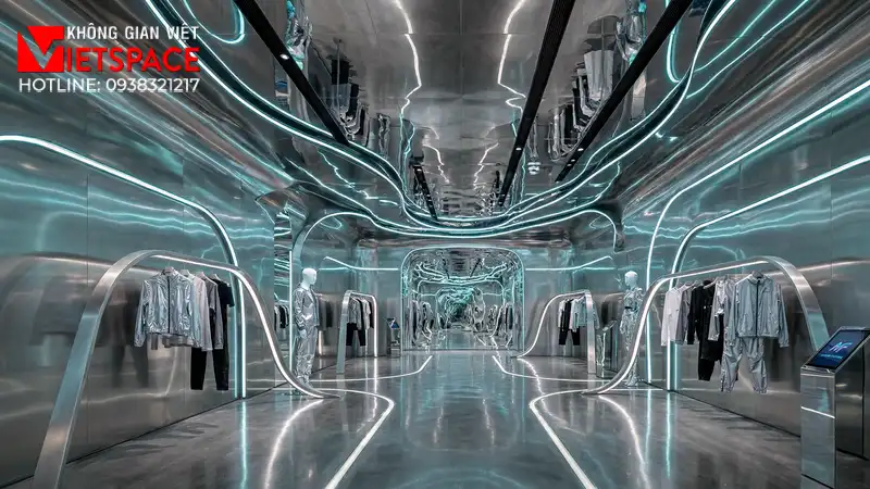 thiết kế cửa hàng thời trang mirror future _11