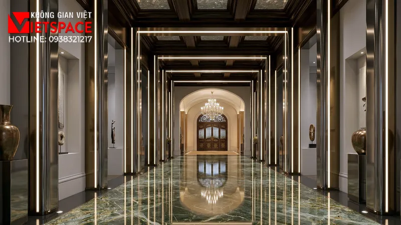 thiết kế cửa hàng thời trang reflective hall _3