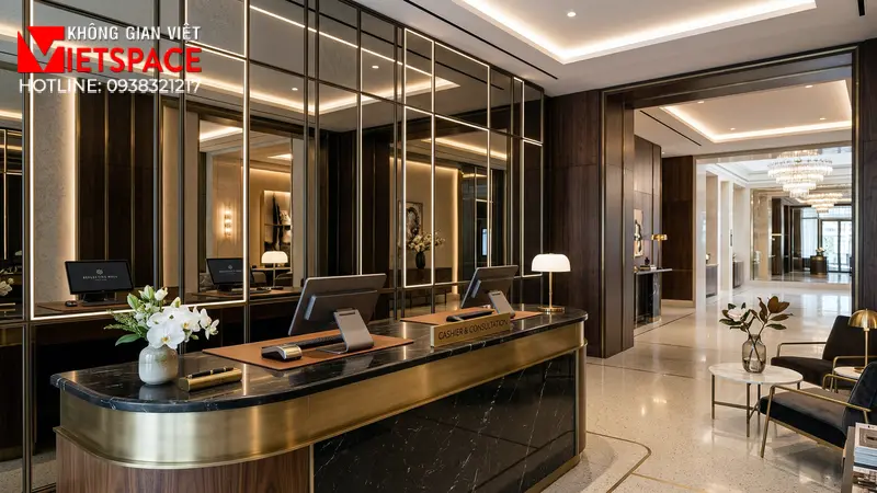thiết kế cửa hàng thời trang reflective hall _7