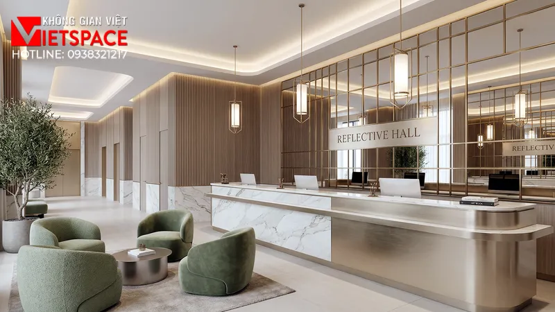 thiết kế cửa hàng thời trang reflective hall _6