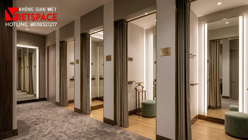 thiết kế cửa hàng thời trang reflective hall _8