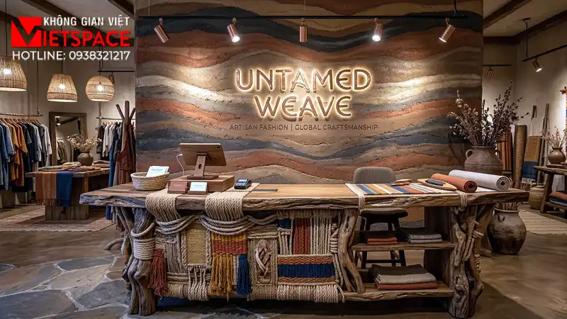 thiết kế cửa hàng thời trang untamed weave _6
