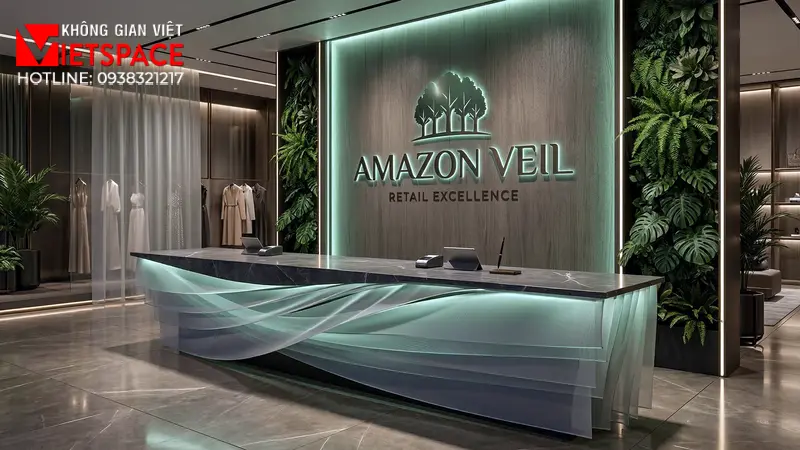 thiết kế cửa hàng thời trang amazon veil _10