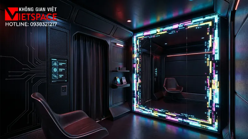 thiết kế cửa hàng thời trang cyber reflection _4