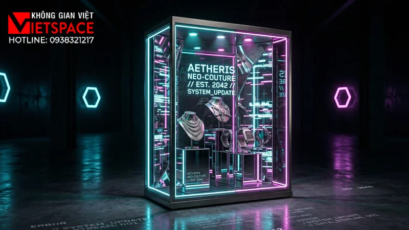 thiết kế cửa hàng thời trang cyber reflection _6