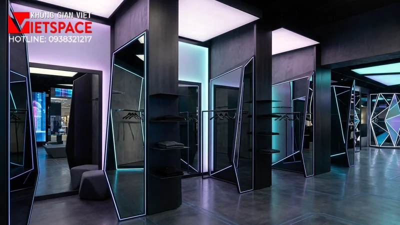 thiết kế cửa hàng thời trang cyber reflection _9