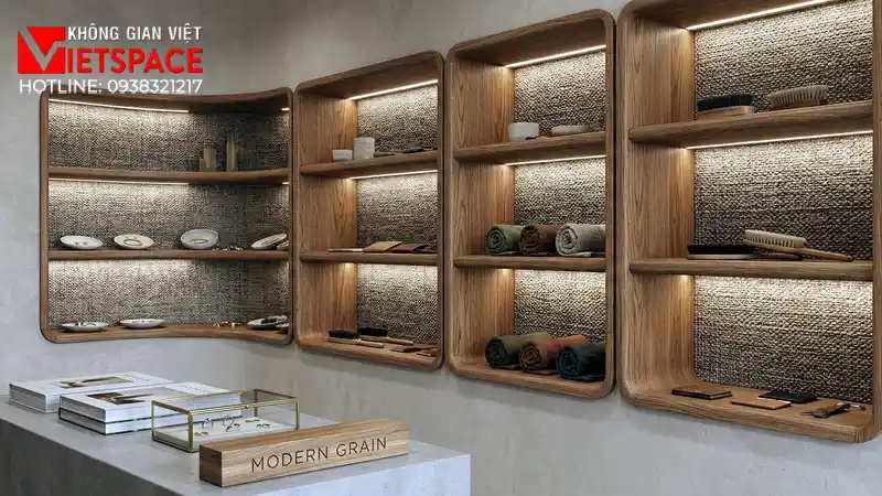 thiết kế cửa hàng thời trang modern grain _3