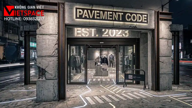 thiết kế cửa hàng thời trang pavement code _10