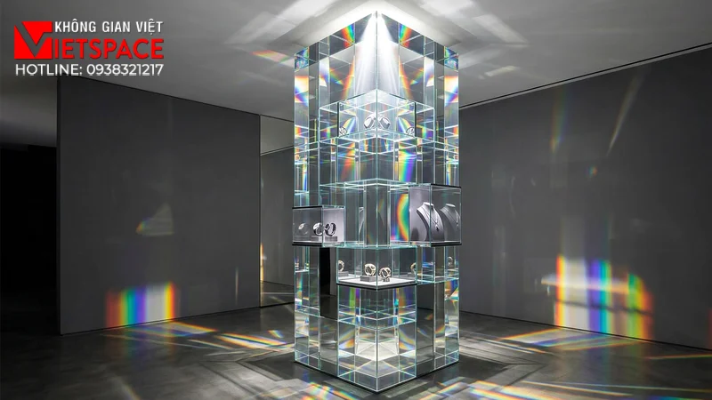 thiết kế cửa hàng thời trang prism reflection _3