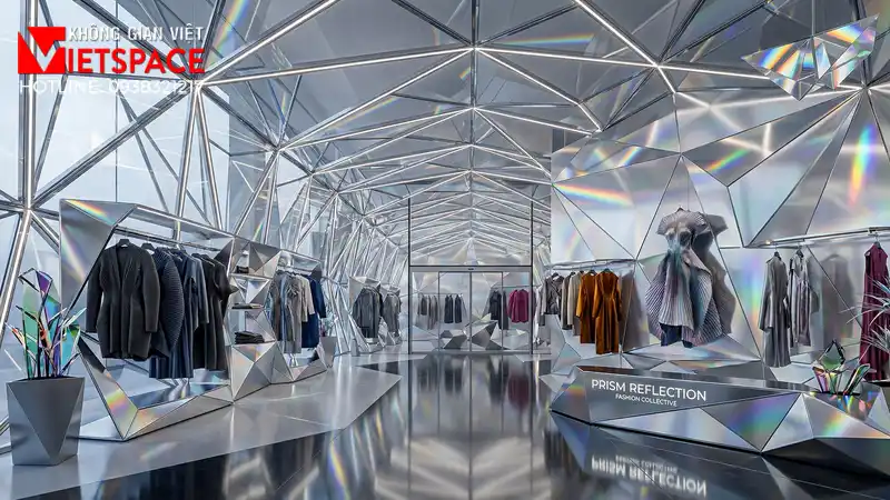 thiết kế cửa hàng thời trang prism reflection _9