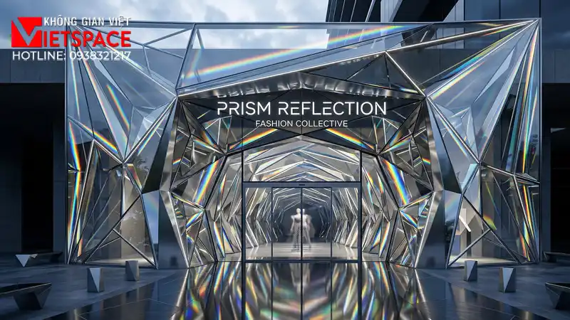 thiết kế cửa hàng thời trang prism reflection _10