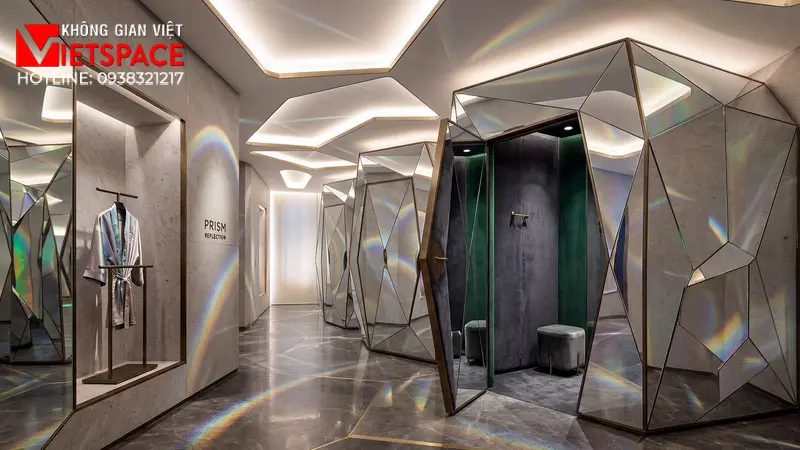 thiết kế cửa hàng thời trang prism reflection _11