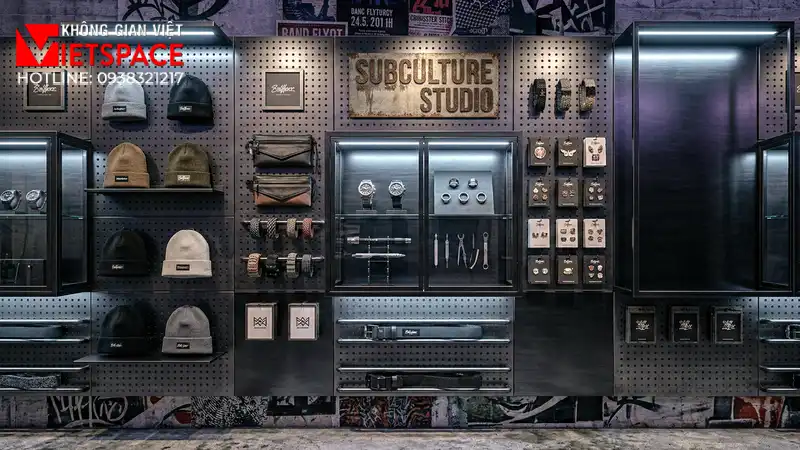 thiết kế cửa hàng thời trang subculture studio _3