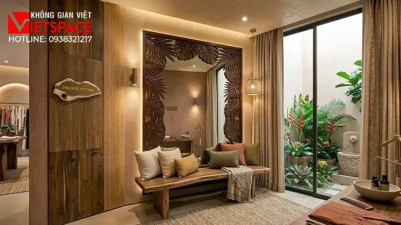 thiết kế cửa hàng thời trang tropic layer _12