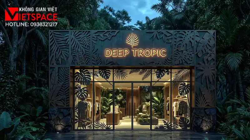 thiết kế cửa hàng thời trang deep tropic _1