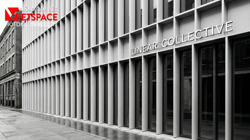 thiết kế cửa hàng thời trang linear collective _1