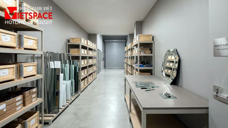 thiết kế cửa hàng thời trang mirror surface _4