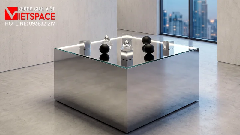 thiết kế cửa hàng thời trang mirror surface _10