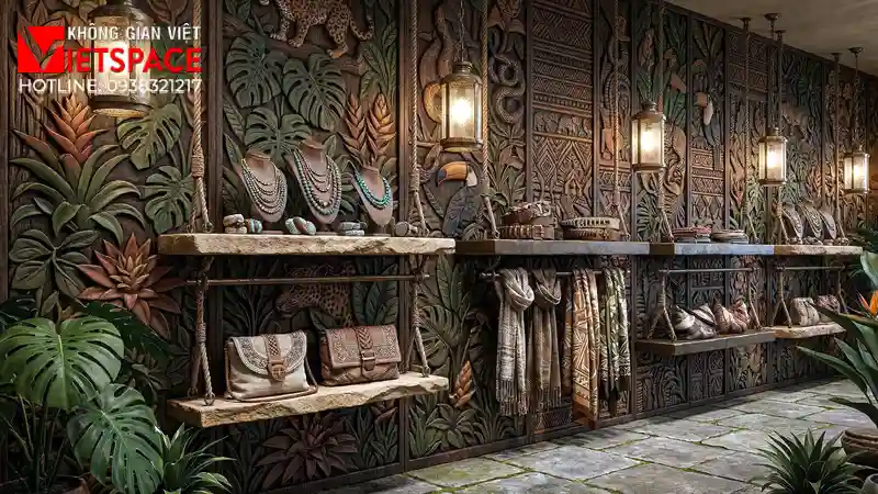thiết kế cửa hàng thời trang rainforest ritual _3