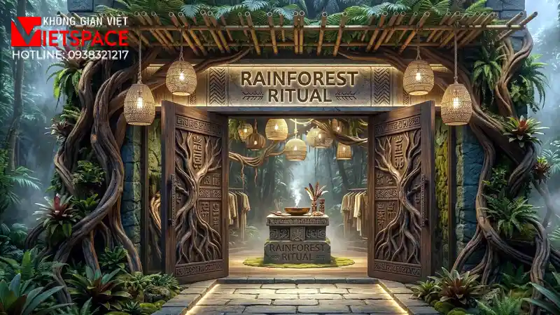 thiết kế cửa hàng thời trang rainforest ritual _7