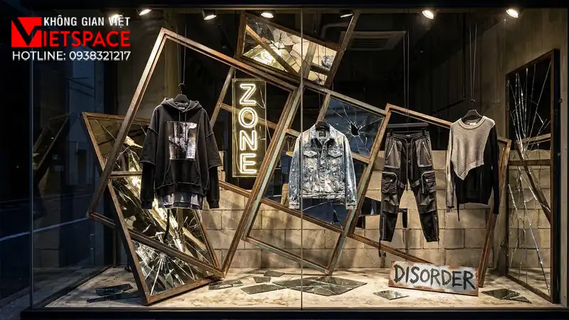thiết kế cửa hàng thời trang zone disorder _1
