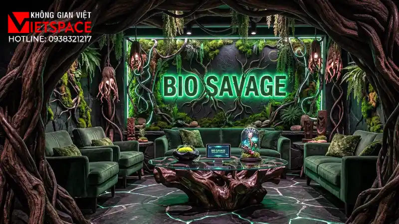 thiết kế cửa hàng thời trang bio savage _11
