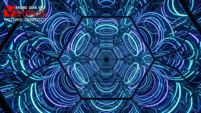 thiết kế cửa hàng thời trang mirror corridor _10