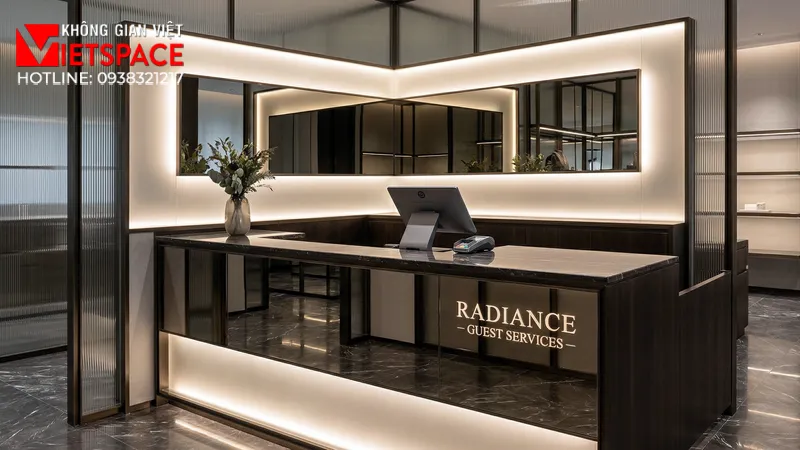 thiết kế cửa hàng thời trang mirror radiance _12