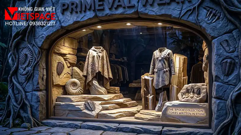 thiết kế cửa hàng thời trang primeval wear _6