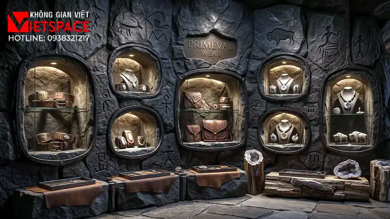 thiết kế cửa hàng thời trang primeval wear _11