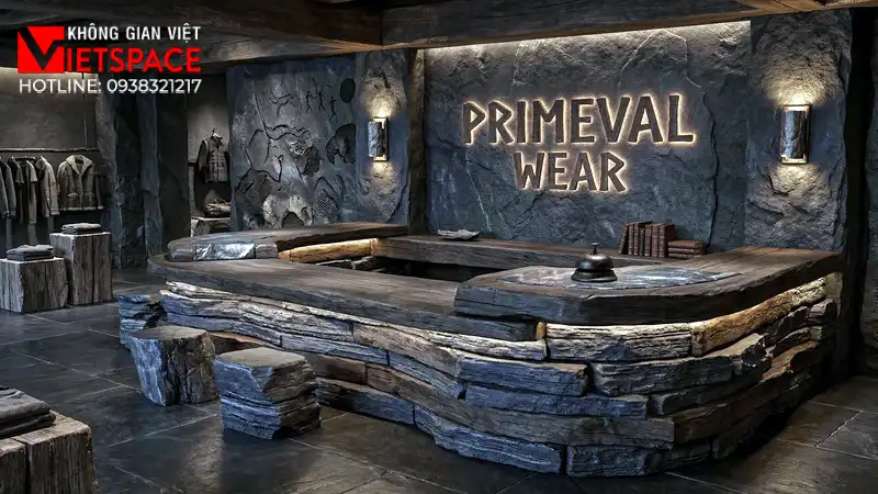 thiết kế cửa hàng thời trang primeval wear _12