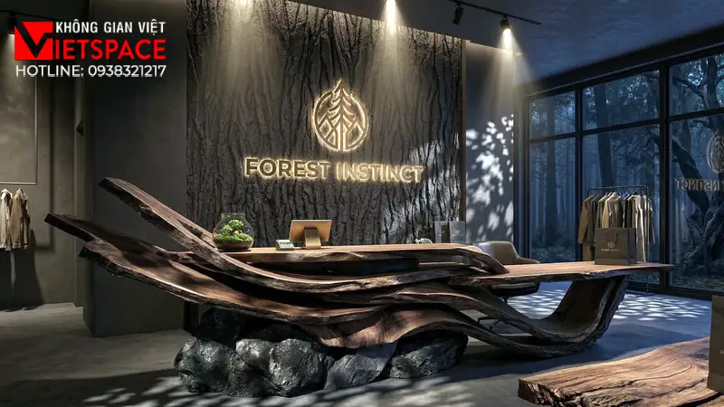 thiết kế cửa hàng thời trang forest instinct _11