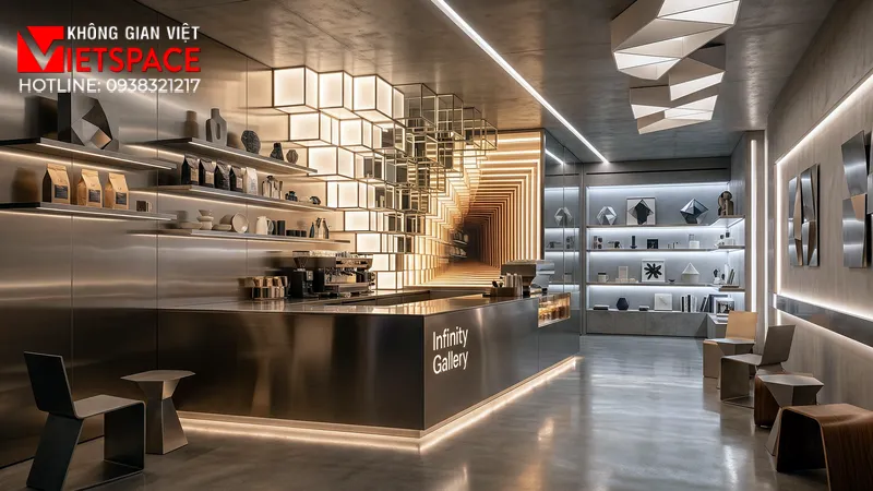 thiết kế cửa hàng thời trang infinity gallery _9