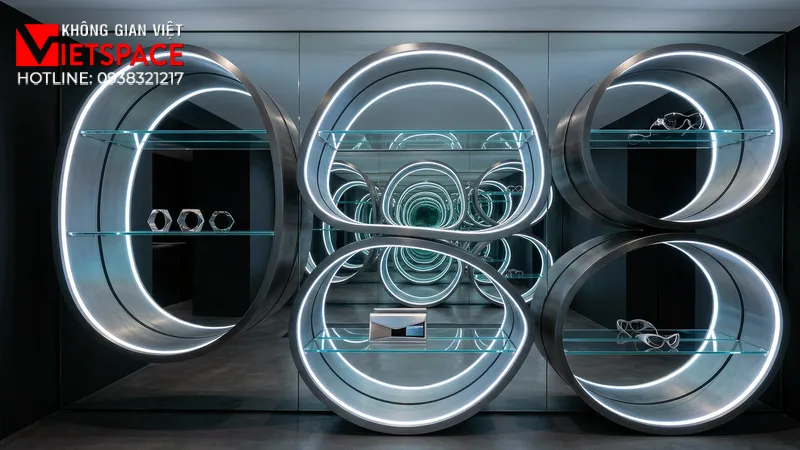 thiết kế cửa hàng thời trang infinity tech _9
